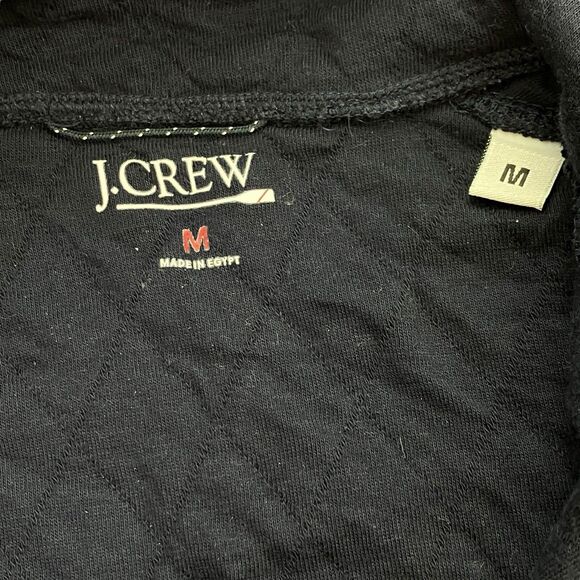 J Crew Sweater Mens M Green Quilted Half Zip Pullover Colorblock Smart Casual - Picture 4 of 16